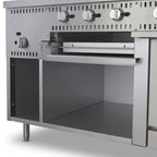 Torrey EST-MA6G CQESTMA6025 Estufa Maestra 4 Quemadores 1 Asador 1 Freidor 1 Gratinador 1 Horno 1 Plancha Acero Inoxidable -  - Torrey - KitchenMax Store