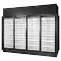 VITRINA TRUE TRM4M-NY-BLK-WHT-1BLKLLLL-4 | Vitrina de venta minorista auténtica | 4 Puertas | Supermercados Tiendas de autoservicio Tiendas de conveniencia Bares Heladerías Negocios de postres Hoteles Buffets Tiendas de bebidas Distribuidores de alimentos