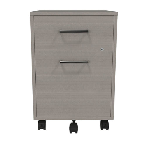 Archivero Móvil para Clínicas - URBAN OFIK 883 - 2 Cajones - en Melamina - 883 - OFIK - NOGAL BEAT - Archivero