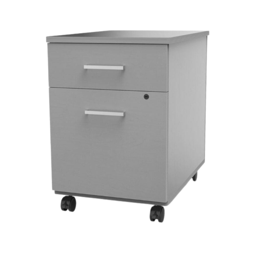 Archivero Móvil para Consultorio - OFIK 227 - Varios Colores - 2 Gavetas - 227 - OFIK - NOGAL BEAT - Archivero