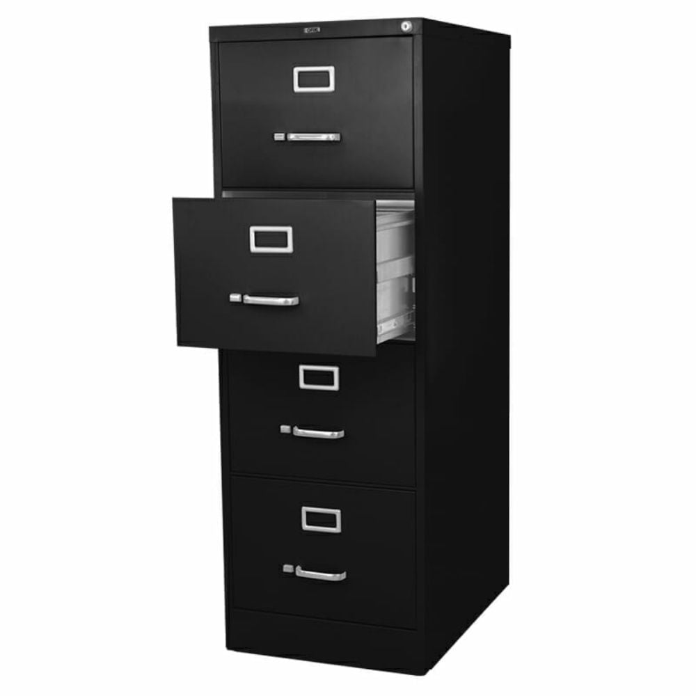 ARCHIVERO OFIK 380 INSTITUCIONAL | Archivero para Oficina | 4 Gavetas | Lámina Rolada | Interior - 380 - NOGAL BEAT - NOGAL BEAT - archivero