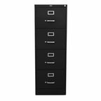 ARCHIVERO OFIK 380 INSTITUCIONAL | Archivero para Oficina | 4 Gavetas | Lámina Rolada | Interior - 380 - NOGAL BEAT - NOGAL BEAT - archivero