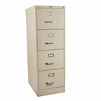 ARCHIVERO OFIK 380 INSTITUCIONAL | Archivero para Oficina | 4 Gavetas | Lámina Rolada | Interior - 380 - NOGAL BEAT - NOGAL BEAT - archivero