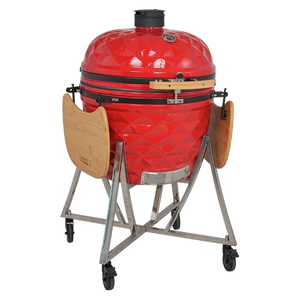 ASADOR KAMADO TORREY HKC-26R/N CQHKC026042 | Asador Kamado de Cerámica | Restaurante Terraza Parrilla | Asador Grill Comercial Industrial a Gas Eléctrico Carne Pollo Hamburguesas Salchichas Hot Dogs Acero Inoxidable Taquería Restaurante Cocina Industrial Negocio