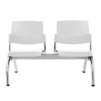 LABENZE ARETA | Banca Lugar Público Sala de Espera Aeropuerto Hospital | 2 3 4 Piezas Bases Laterales Asiento Tubular Pintado | Varios Colores | Polipropileno | Patas Acero Pintado o Cromado Pintado | Interior | Dos Tres Cuatro Piezas Asiento Respaldo Polipropileno Bases Laterales Asiento Tubular Acero Pintado Cromado Travesaño PTR Pintado Interior Comercial