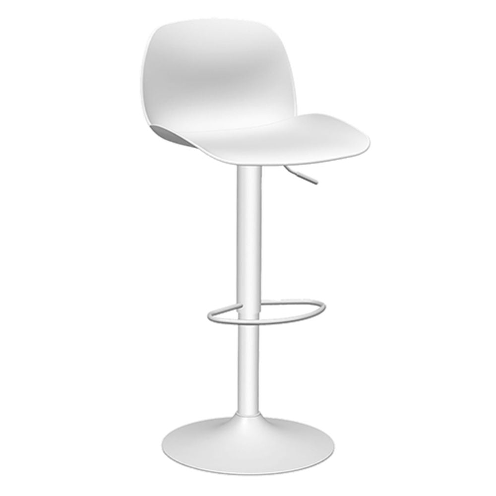 Banco Alto para Bar y Cafetería Ergonómico - OFFIHO KOLN OHV - 7216 - Altura Ajustable - Negro - Asiento y Respaldo Tapizados - OHV - 7216 - OFFIHO - NOGAL BEAT - Bancos