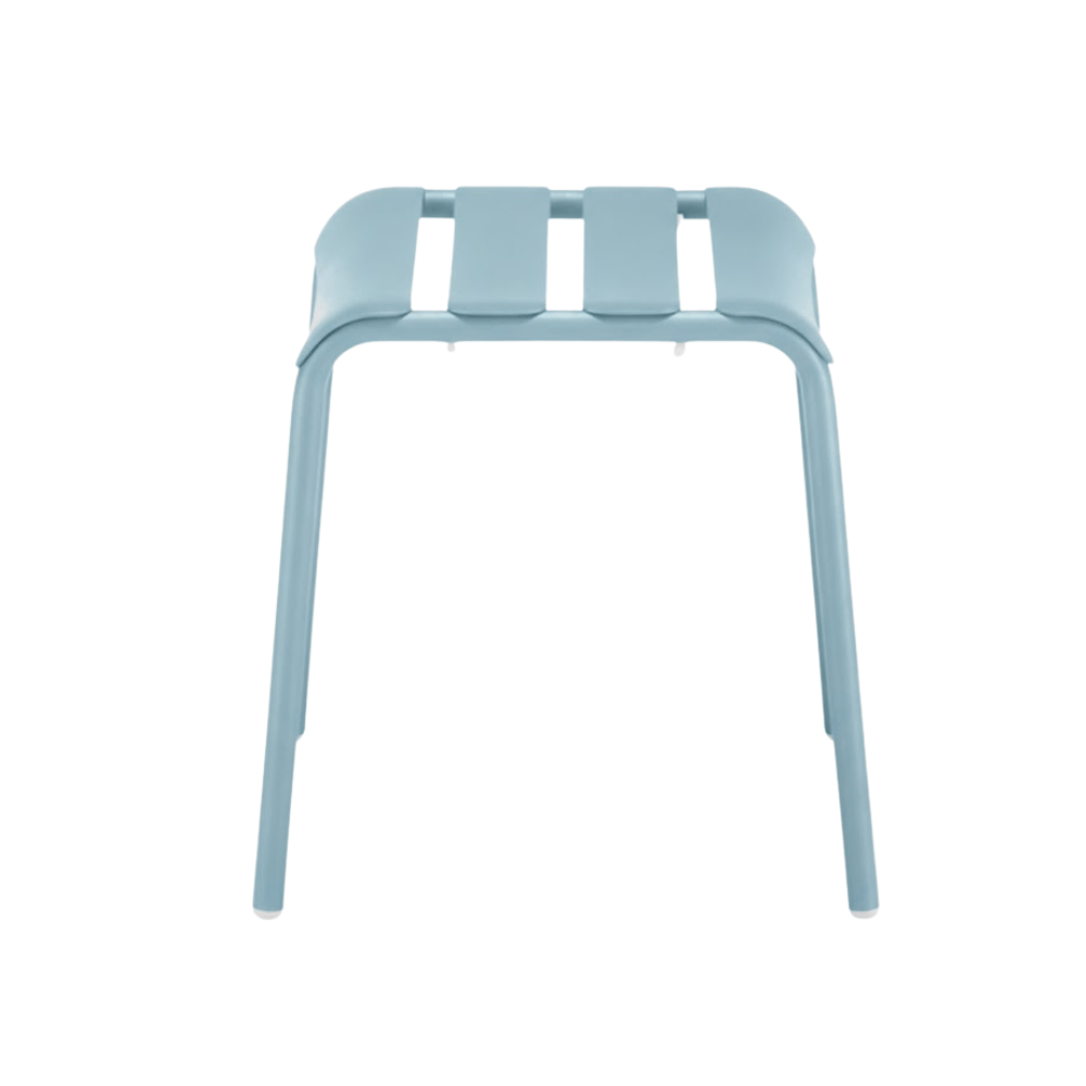 Banco Bajo para Jardín Resistente a Rayos UV - COLOS STECCA 7 - Varios Colores - para Ambiente Salino - STECCA 7 - Colos - NOGAL BEAT - Bancos