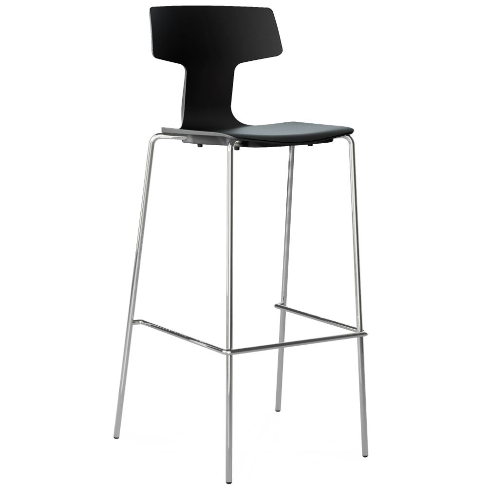 BANCO COLOS SPLIT 3B | Banco para Bar Restaurante Cafetería | 65 cm | Varios Colores | Resistente Rayos UV | Interior + Exterior - SPLIT 3B - Colos - NOGAL BEAT - Bancos