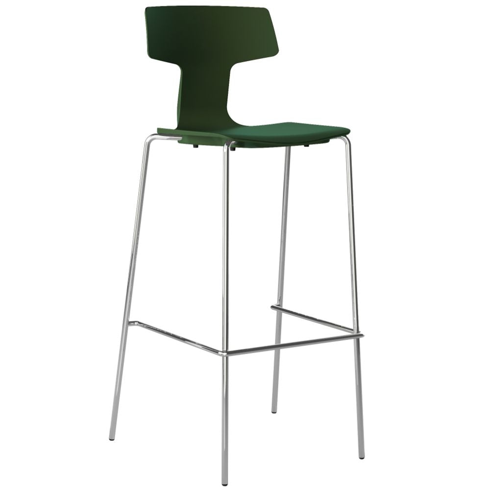 BANCO COLOS SPLIT 3B | Banco para Bar Restaurante Cafetería | 65 cm | Varios Colores | Resistente Rayos UV | Interior + Exterior - SPLIT 3B - Colos - NOGAL BEAT - Bancos