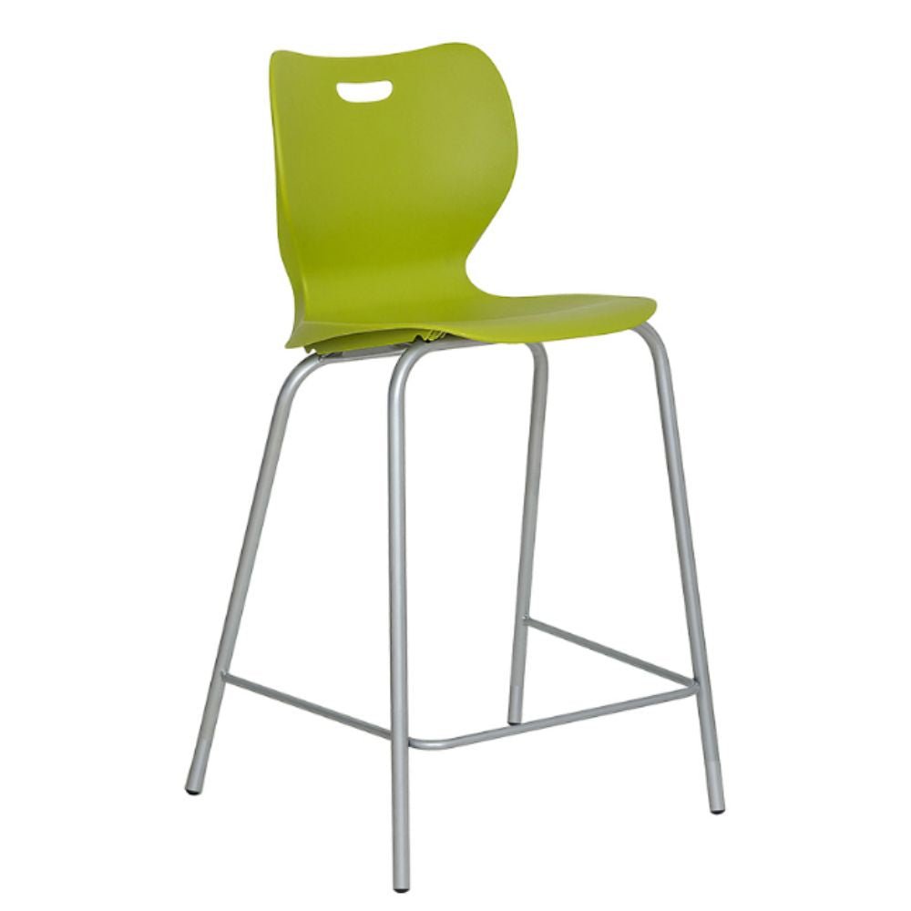 Banco Comercial Para Restaurante - ALBAR AR - 100 P - Varios Colores - Asiento y Respaldo En Polipropileno - AR - 100 P - 4 - ALBAR - NOGAL BEAT - Bancos