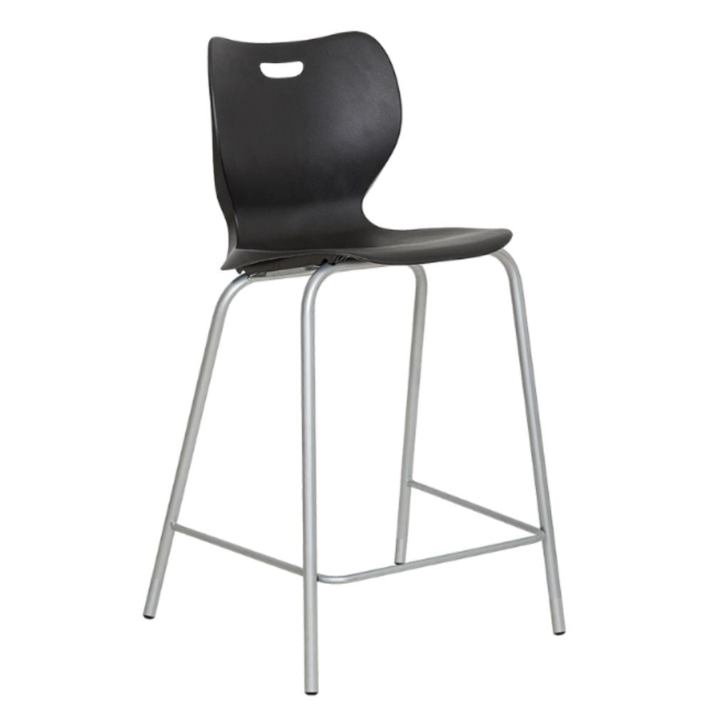 Banco Comercial Para Restaurante - ALBAR AR - 100 P - Varios Colores - Asiento y Respaldo En Polipropileno - AR - 100 P - 1 - ALBAR - NOGAL BEAT - Bancos