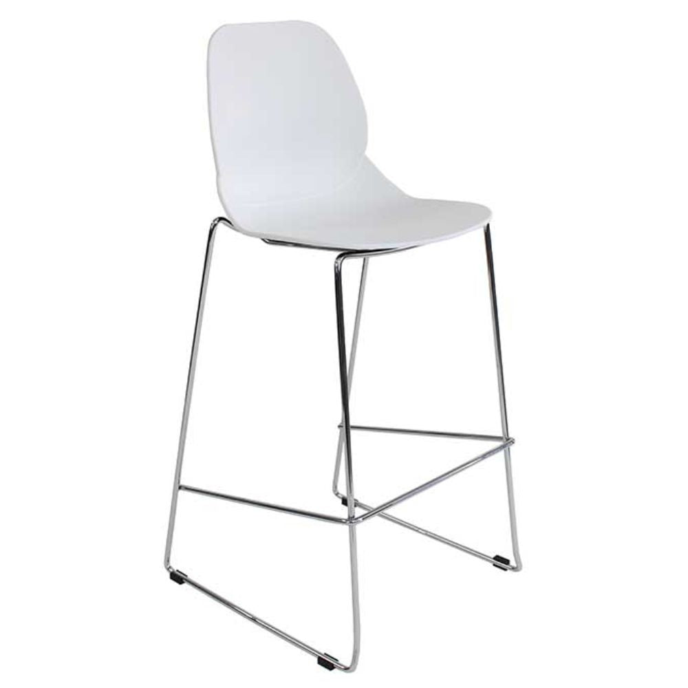 Banco Comercial Para Restaurante - TECHNO ROW BANCO - Varios Colores - Metal - ROW BANCO Blanco - Techno - NOGAL BEAT - 