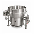 Marmita Madipsa M80GV de volteo a gas, 80 litros, acero inoxidable 304, para cocina industrial, restaurantes, comedores y hospitales