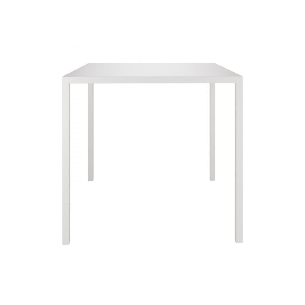 MESA COLOS QU700 | Mesa Visitante Al Aire Libre Jardines Balcones Terraza | 74 cm | Base 4 Puntas Chapa Pintada | Lamina de Metal | Exterior - QU700 - Colos - NOGAL BEAT - Mesas