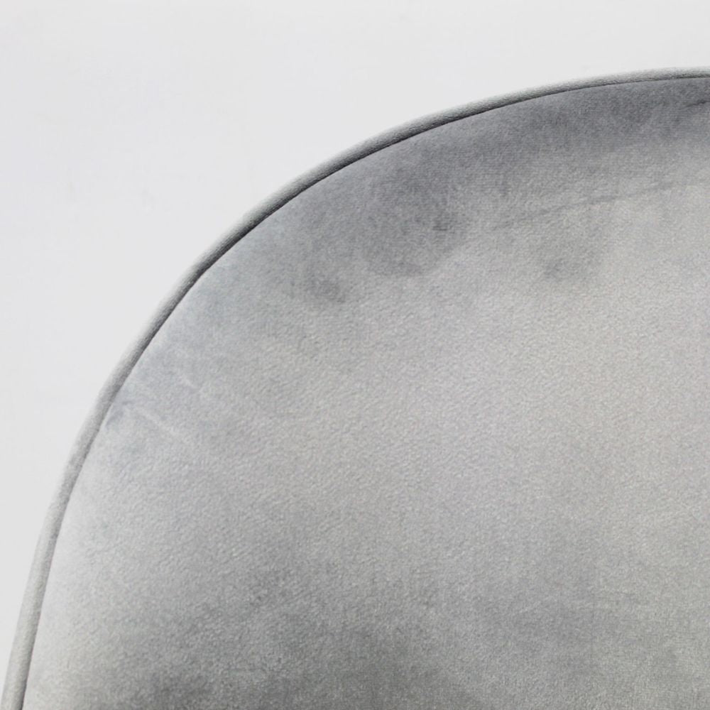 Nogal Beat Avila Banco Alto Tapizado Tela Tipo Terciopelo Uso Interior Diseño Nordico - BANC0903741 - Mundo In - NOGAL BEAT - Bancos