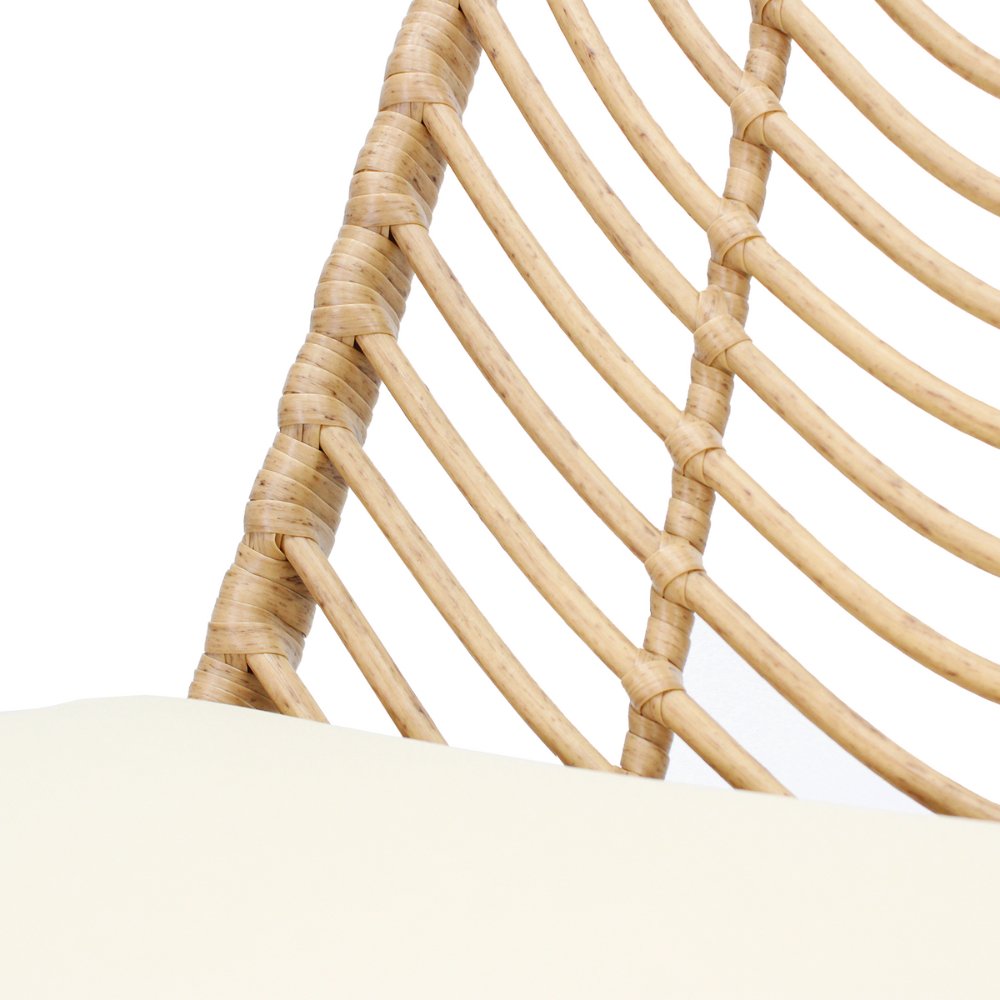 NOGAL BEAT BANCO DE EXTERIOR GUYANA | Banco para Barra Libre Terraza Bar | Rattan Sintético Impermeable | Interior + Exterior - BANC0904154 - Mundo In - NOGAL BEAT -