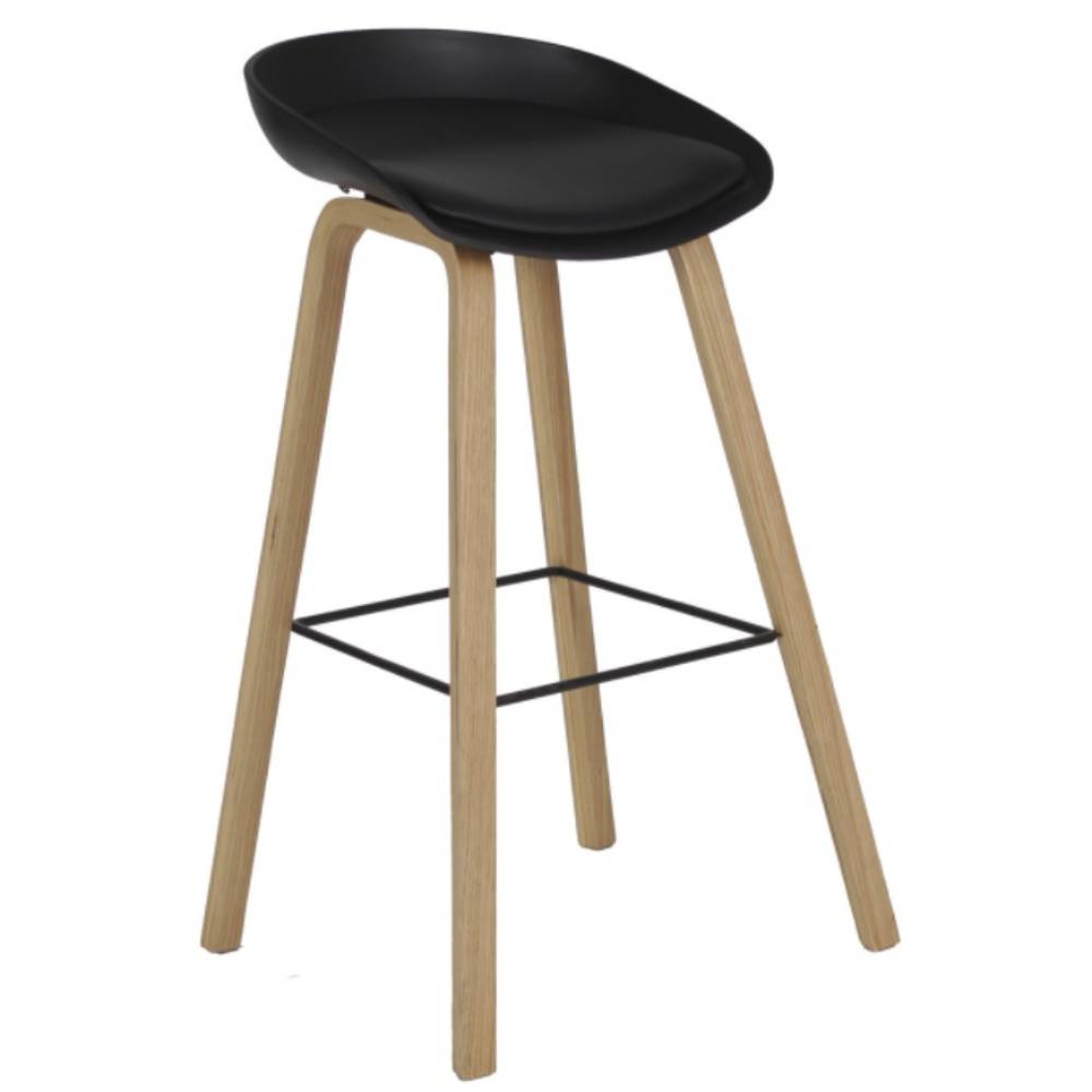 Nogal Beat Banco Stella Bar 75 cm para Barra - BANCO STELLA - MDO - NOGAL BEAT - Bancos