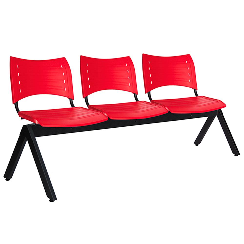 Offiho Banca Innova Ohr-2700-3P Visita Polipropileno Base Acero Uso Interior - OHR-2700-3P - OFFIHO - NOGAL BEAT - Banca