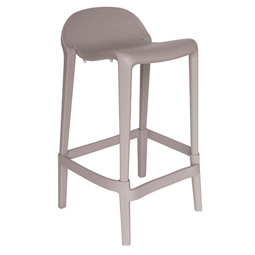 BANCO OFFIHO JOYOUS OHV-82 | Banco Diseño Ergonómico Barra Desayunador | Sin Brazos | Polipropileno | Interior | Resistente Intemperie Rayos UV Ambiente Salino Restaurante Bar Cafetería Colorido s Plástico Terraza