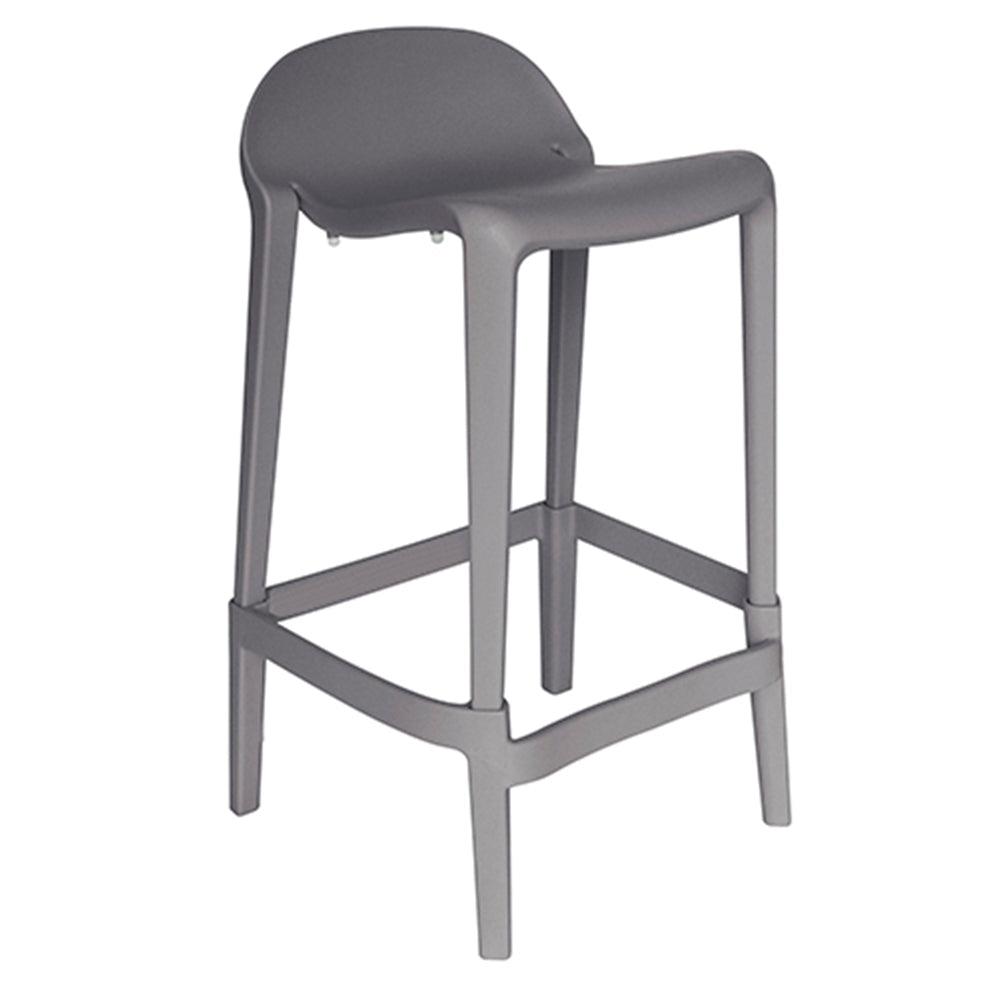 BANCO OFFIHO JOYOUS OHV-82 | Banco Diseño Ergonómico Barra Desayunador | Sin Brazos | Polipropileno | Interior | Resistente Intemperie Rayos UV Ambiente Salino Restaurante Bar Cafetería Colorido s Plástico Terraza