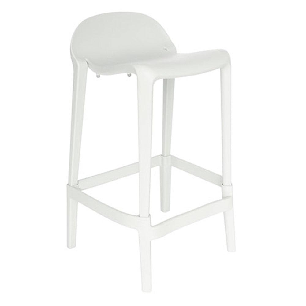 BANCO OFFIHO JOYOUS OHV-82 | Banco Diseño Ergonómico Barra Desayunador | Sin Brazos | Polipropileno | Interior | Resistente Intemperie Rayos UV Ambiente Salino Restaurante Bar Cafetería Colorido s Plástico Terraza