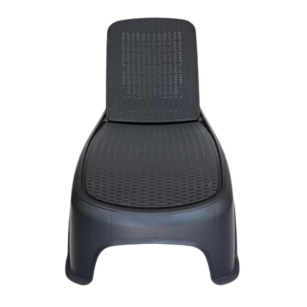 CAMASTRO OFFIHO HAWAII OHV-7031 | Camastro Hotel Playa | Resistente Rayos UV| Polipropileno | Interior + Exterior | Jardín Terraza Casa Hotel Playa Aire Libre Material Ecológico Imitación Mimbre