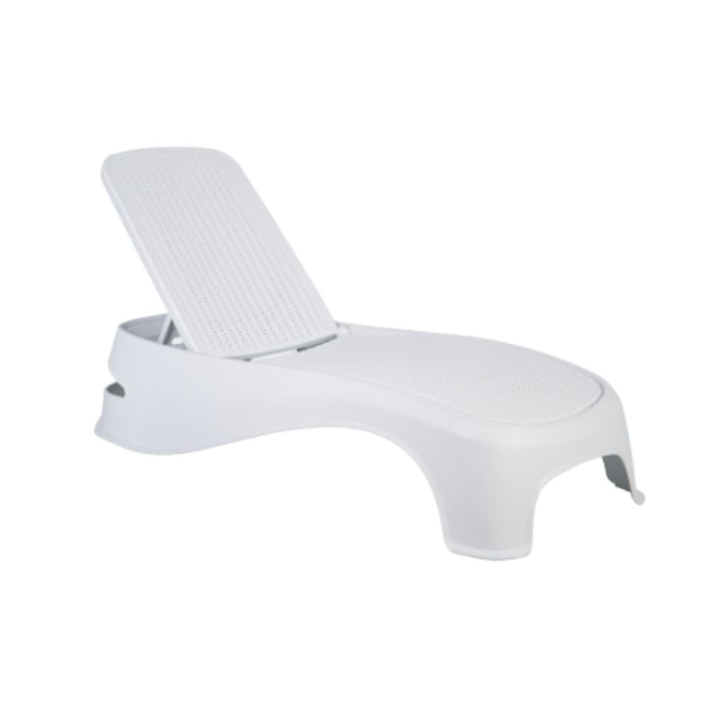 CAMASTRO OFFIHO HAWAII OHV-7031 | Camastro Hotel Playa | Resistente Rayos UV| Polipropileno | Interior + Exterior | Jardín Terraza Casa Hotel Playa Aire Libre Material Ecológico Imitación Mimbre